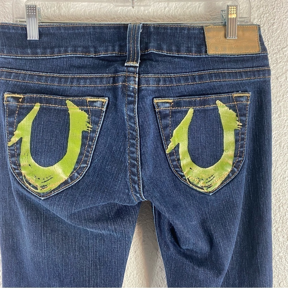 True Religion Low Rise Y2K Flare Jeans SZ 29 - Picture 9 of 9